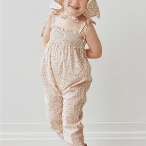 Jamie Kay Organic Cotton Summer Playsuit - Fifi Floral 0-3m